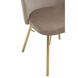 Orsina Mink Velvet Chair, Rustless Velvet Armchair, Easy To Assemble Bedroom Chair, Easy To Clean Outdoor Chair - thumbnail 6