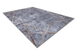 RugsX Miro 51233.809 Washing Carpet Geometric Anti-Slip - Grey  140X190 Cm - thumbnail 3