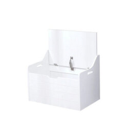White Storage Chest Toy Box Lounge Bedroom Playroom Nursery - thumbnail 4