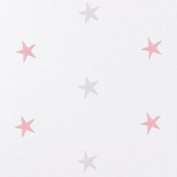 Deconovo Linen Look Embroidered Voile Curtains Star Pattern Sheer Curtains For Bedroom 55 X 54 Inch Pink Two Panels - thumbnail 2