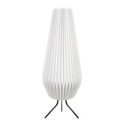 Valuelights Astrid Geometric Origami Teardrop Paper Pleated Floor Lamp - thumbnail 3