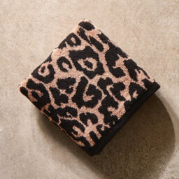 OHS Leopard Bath Towel Absorbent 100% Cotton Luxury Hotel Quality, Natural - 1Pc - thumbnail 3