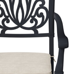 Charles Bentley Premium Furniture Cast Aluminium 7 Piece Outdoor Dining Set - thumbnail 6