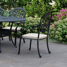 Charles Bentley Premium Furniture Cast Aluminium 7 Piece Outdoor Dining Set - thumbnail 2