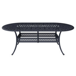 Charles Bentley Premium Furniture Cast Aluminium 7 Piece Outdoor Dining Set - thumbnail 8