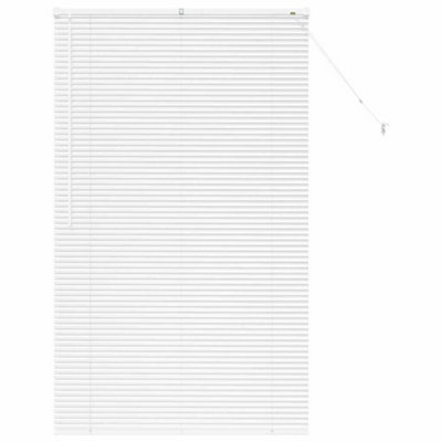 Berkfield Modern Window Blind With Curtains Manual White Aluminium