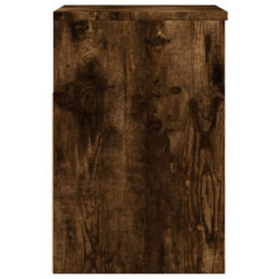 Berkfield Stylish Shoe Bench Smoked Oak 60X30X45 Cm Engineered Wood - thumbnail 6