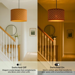 Innoteck Reflective Drum Shade -  Brown External Warm Gold Inner - thumbnail 6