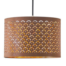 Innoteck Reflective Drum Shade -  Brown External Warm Gold Inner - thumbnail 8