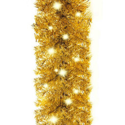 Walplus Christmas Garland With Led Lights 10 M Gold - thumbnail 7