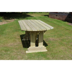 Churnet Valley Garden Furniture Ltd Ergo 6 Seater Dining Table - L179.5 X W90 X H78 Cm - Minimal Assembly Required - thumbnail 5