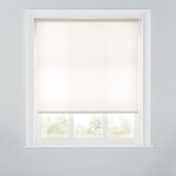 A.unique Home Premium Trimmable Daylight Roller Window Blind - Light Filtering Fabric - 4Ft - Cream - 120Cm (W) X 170Cm (L) - thumbnail 1