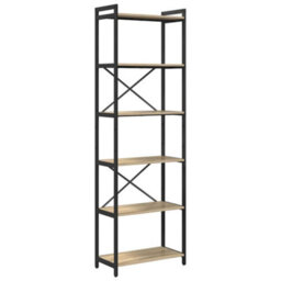 Berkfield Modern Bookcase Sonoma Oak 60 X 30 X 188 Cm Engineered Wood - thumbnail 1