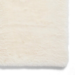 Ivory Shaggy Rug, Anti-Shed Plain Rug With 80mm Thickness, Modern Luxurious Rug For Bedroom, & Livingroom-60Cm X 120Cm - thumbnail 3