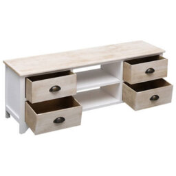 Berkfield Tv Cabinet 108X30X40 Cm Solid Paulownia Wood - thumbnail 4