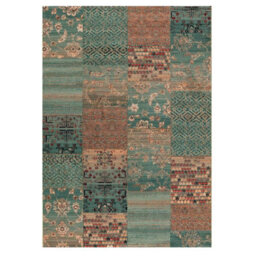 Kashqai 4327 400 Blue Wool Rug By Mastercraft-80Cm X 160Cm - thumbnail 1