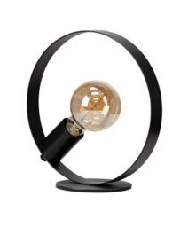Lighting Supermarket Hoople Matt Black Industrial Hoop Table Lamp - thumbnail 1