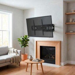"Harbour Housewares Full Motion Tv Wall Bracket - 25-65"" - Black" - thumbnail 2