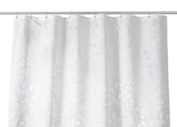 Cooke & Lewis Nessa White Tree Shower Curtain (W)180Cm - thumbnail 2