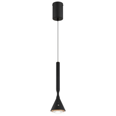 Luminosa Lighting Luminosa Lucinda Slim Pendant Ceiling Light Matt Black Led 2400/4000/6500K - image 1