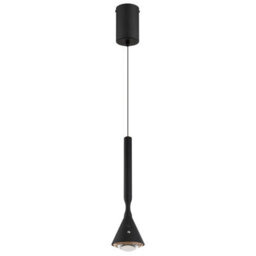 Luminosa Lighting Luminosa Lucinda Slim Pendant Ceiling Light Matt Black Led 2400/4000/6500K - thumbnail 3