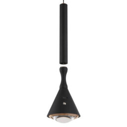 Luminosa Lighting Luminosa Lucinda Slim Pendant Ceiling Light Matt Black Led 2400/4000/6500K - thumbnail 4