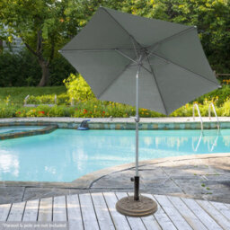 Gardenkraft 16860 Heavy Duty Resin Parasol Base With Rose Pattern - thumbnail 7
