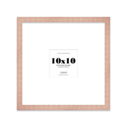"10X10"" Bronze Picture Frame - 10X10"" Square Frame With 6X6"" Mount For 10X10""/6X6"" Pictures Art Deco Style Room Decor, 1 Pack"