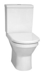 Vitra 800mm Wall Hung Bathroom Vanity Unit With 1 Drawer Includes Basin, Black Tap And Close Coupled Toilet Set - Grey Gloss - thumbnail 2