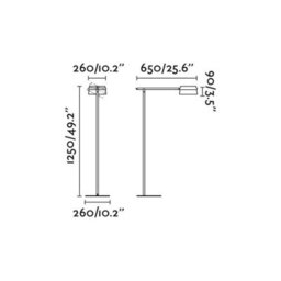 Luminosa Lighting Luminosa Fonovia Integrated Led Straight Bar Pendants Grey, 3000K - thumbnail 2