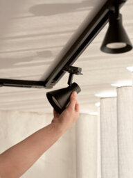 Nordlux Eik Aluminium Track Light Set  3 Pack Black,mains - thumbnail 3