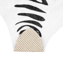 Berkfield Rug Black And White 120X170 Cm Zebra Pattern Washable Anti Slip - thumbnail 5