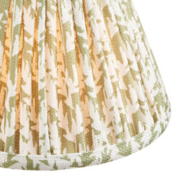 Luminosa Lighting Luminosa Upton Rechargeable Brushed Aged Brass Plate Table Lamp With Herb Garden Green Fabric Leaf Shade 16Cm Integrated Led - thumbnail 6