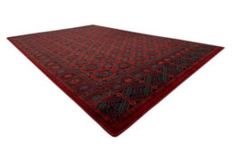 RugsX Wool Carpet Omega Buchara Frame, Circles Red 235X350 Cm - thumbnail 4