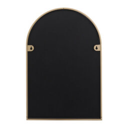 Thehotsale 50Cm X H 75Cm W Arch-Shape Wall Mounted Gold Metal Framed Bathroom Mirror Decorative - thumbnail 4