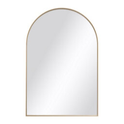 Thehotsale 50Cm X H 75Cm W Arch-Shape Wall Mounted Gold Metal Framed Bathroom Mirror Decorative - thumbnail 3