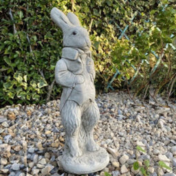 Stone Cast Peter Rabbit Garden Sculpture - thumbnail 2
