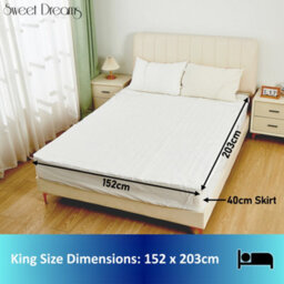 Sweet Dreams Electric Blanket King Size Bed Size Machine Washable Elasticated Skirt - Overheat Protection - thumbnail 9