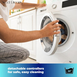 Sweet Dreams Electric Blanket King Size Bed Size Machine Washable Elasticated Skirt - Overheat Protection - thumbnail 5