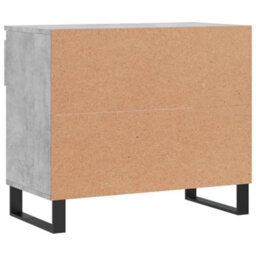 Berkfield Shoe Cabinet Concrete Grey 70X36X60 Cm Engineered Wood - thumbnail 8