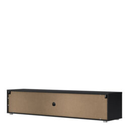 Furniture To Go Media Tv-Unit With 2 Doors + 1 Drawer 177 Cm Black - thumbnail 5