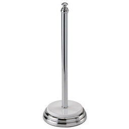 Showerdrape Opera White/chrome Freestanding Spare Toilet Roll Holder - thumbnail 4