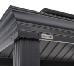Trimetals Sojag Bbq Gazebo Anthracite Stylish Outdoor Cooking Shelter - thumbnail 2