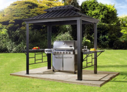Trimetals Sojag Bbq Gazebo Anthracite Stylish Outdoor Cooking Shelter - thumbnail 1