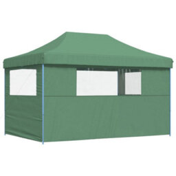 Walplus Foldable Party Tent Garden Gazebo Canopy Pop-Up With 3 Sidewalls Green - thumbnail 5
