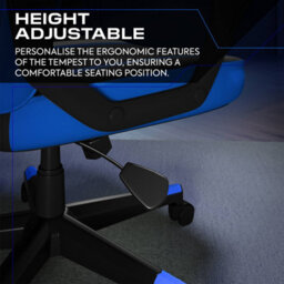 X Rocker Tempest Ergonomic Pc Office Gaming Chair - Blue - thumbnail 6