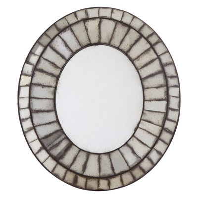 Orsina Oval 3D Mozaic Wall Mirror - image 1