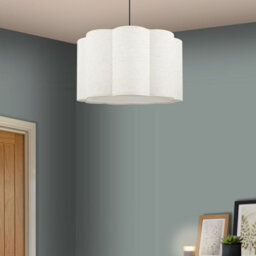 Neutral Modern Drum Lamp Shade (D)35Cm - thumbnail 1