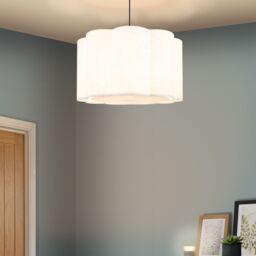 Neutral Modern Drum Lamp Shade (D)35Cm - thumbnail 2
