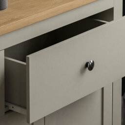 Lassic Vida Designs Arlington Grey 2 Drawer 3 Door Sideboard Storage Cabinet Cupboard - thumbnail 5
